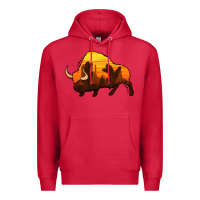 Cardinal western bison Premium Hoodie - Jasminsmagicworld