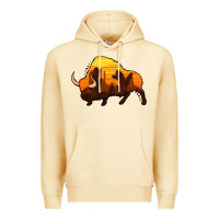 Pina Colada western bison Premium Hoodie - Jasminsmagicworld