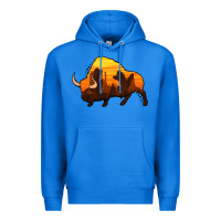 True Royal western bison Premium Hoodie - Jasminsmagicworld