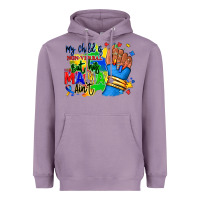 Lavender my child is non verbal but his mama aint afro Heavyweight Hoodie - RanaPortraitStore