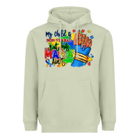 Matcha my child is non verbal but his mama aint afro Heavyweight Hoodie - RanaPortraitStore