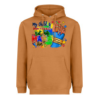 Meerkat my child is non verbal but his mama aint afro Heavyweight Hoodie - RanaPortraitStore