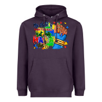 Plum my child is non verbal but his mama aint afro Heavyweight Hoodie - RanaPortraitStore