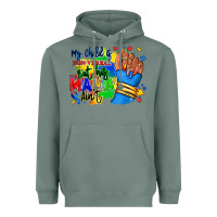 Sage my child is non verbal but his mama aint afro Heavyweight Hoodie - RanaPortraitStore