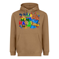 Toasted Coconut my child is non verbal but his mama aint afro Heavyweight Hoodie - RanaPortraitStore
