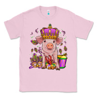 Bubblegum Pink mardi gras pig Classic Tee - OliviaCreatesArt