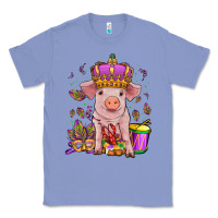 Colony Blue mardi gras pig Classic Tee - OliviaCreatesArt