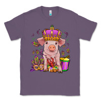 Lavender mardi gras pig Classic Tee - OliviaCreatesArt