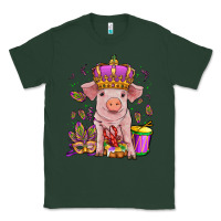 Sports Green mardi gras pig Classic Tee - OliviaCreatesArt