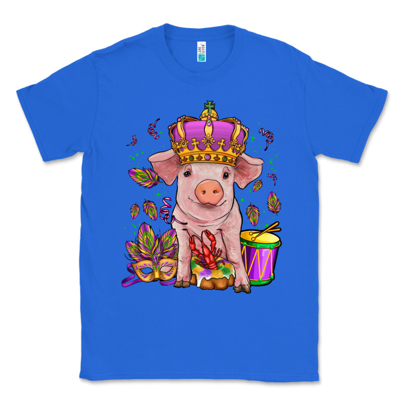 Mardi Gras Pig Classic Tee by OliviaCreatesArt | Teevron