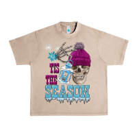 French Oak tis the season winter skull Urban Heavy Tee - FaDigitalArtStudio