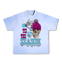 Grape Ice tis the season winter skull Urban Heavy Tee - FaDigitalArtStudio