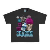 Pigment Black tis the season winter skull Urban Heavy Tee - FaDigitalArtStudio