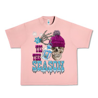 Salmon tis the season winter skull Urban Heavy Tee - FaDigitalArtStudio