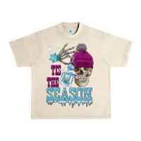 Sandshell tis the season winter skull Urban Heavy Tee - FaDigitalArtStudio