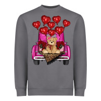 Storm valentines day tedybear truck Heavyweight Sweatshirt - RanaPortraitStore