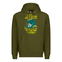 Army Green Pinky and the Brain The World Premium Hoodie - maiPhamDesign