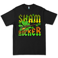 Black St. Patrick’s Day sham rocker with guitar Premium Tee - OliviaCreatesArt
