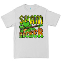 Dove Grey St. Patrick’s Day sham rocker with guitar Premium Tee - OliviaCreatesArt