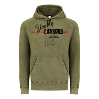Vintage Olive double deuce live music Vintage Hoodie - linhVisuals