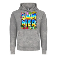 Cloud Rock summer time Vintage Hoodie - CowhideDigitalArt