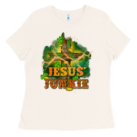 Bone Jesus junkie St. Patricks Day Ladies Tee - FaDigitalArtStudio
