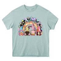 Arona Easter Day rainbow gnomes Heavy Core Tee - CowGirlArtShop