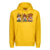 Lemon fall gnomes pumpkin sunflowers Premium Hoodie - Artiststas