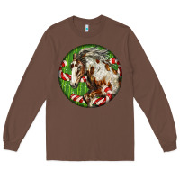 Chestnut Horse Christmas Long Sleeve Tee - LillyAllenDesigns