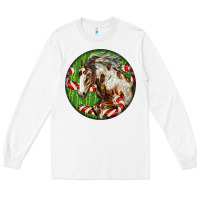 White Horse Christmas Long Sleeve Tee - LillyAllenDesigns