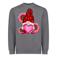 Storm valentines day with sunflowers gnomes Heavyweight Sweatshirt - RanaPortraitStore