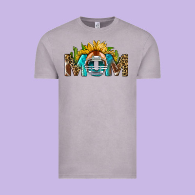 Football Mom Vintage Tee Designed By Bundleandbundleshop