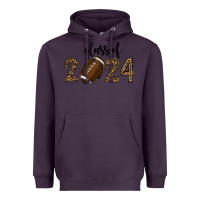 Plum class of 2024 american football Heavyweight Hoodie - RanaPortraitStore