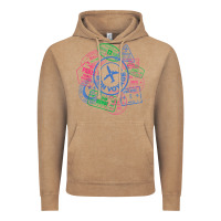 Vintage Coffee bon voyage travel stamp t shirt Vintage Hoodie - linhVisuals