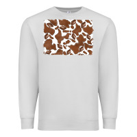 Dove Grey distressed chocolate milkshake cowhide Premium Sweatshirt - RanaPortraitStore