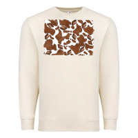 Sandshell distressed chocolate milkshake cowhide Premium Sweatshirt - RanaPortraitStore