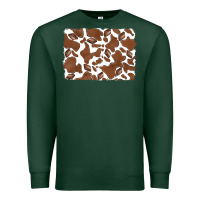 Sports Green distressed chocolate milkshake cowhide Premium Sweatshirt - RanaPortraitStore