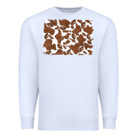 White distressed chocolate milkshake cowhide Premium Sweatshirt - RanaPortraitStore