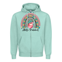 Seafoam hello preschool Zipper Hoodie - JahusDesignShop