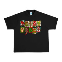 Black Merry Vibes Urban Heavy Tee - FaDigitalArtStudio