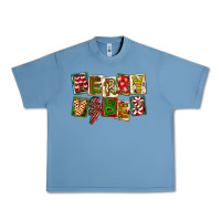 Pebble Blue Merry Vibes Urban Heavy Tee - FaDigitalArtStudio