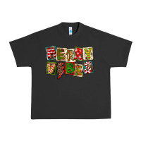 Pigment Black Merry Vibes Urban Heavy Tee - FaDigitalArtStudio