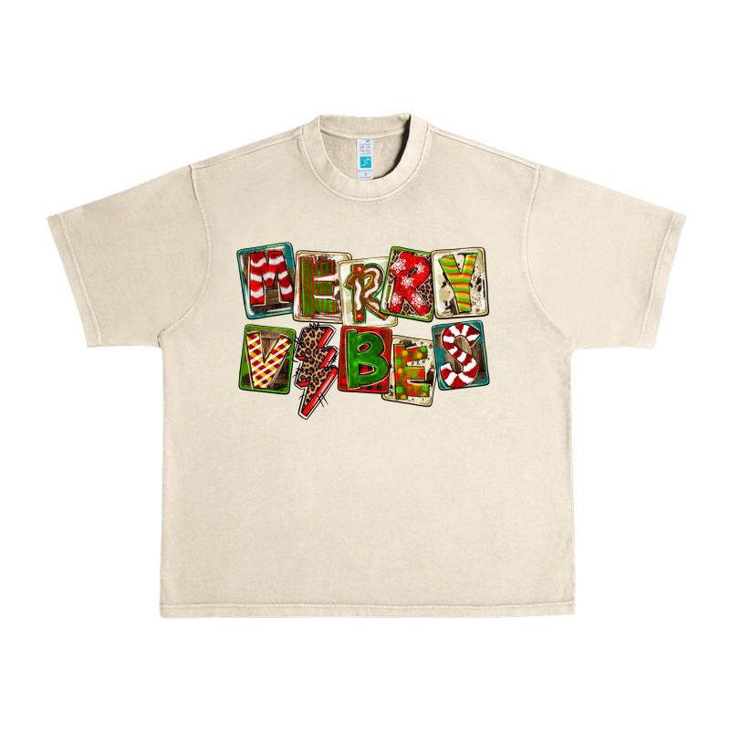Merry Vibes Urban Heavy Tee by FaDigitalArtStudio | Teevron