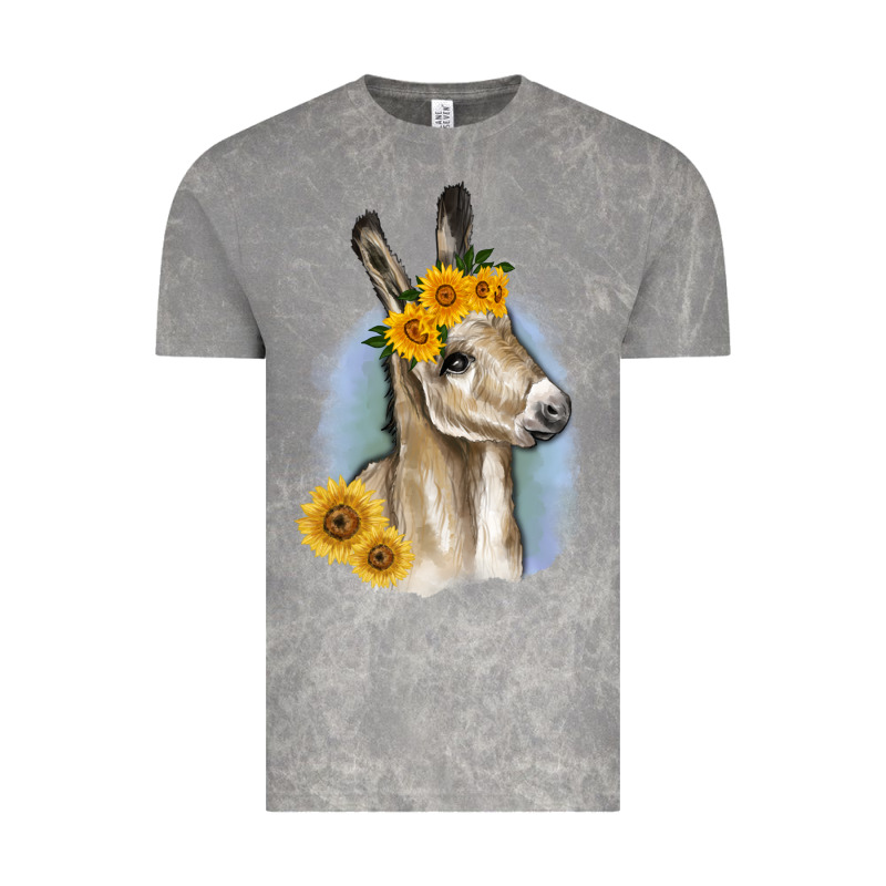 Sunflower Baby Donkey Vintage Tee by RanaPortraitStore | Teevron
