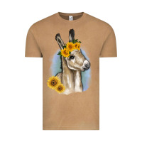 Vintage Camel Sunflower Baby Donkey Vintage Tee - RanaPortraitStore