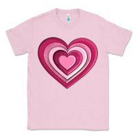 Bubblegum Pink sweet heart olivia Classic Tee - OliviaCreatesArt