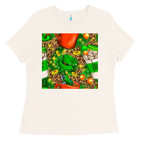 Bone coffee cups st. patrick's day with leopard seamless pattern bbs Ladies Tee - BundleAndBundleShop