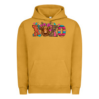 Pigment Peanut Butter xoxo valentine's day highland cow Urban Hoodie - Jasminsmagicworld