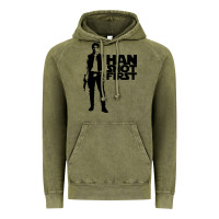 Vintage Olive han shot first Vintage Hoodie - linhVisuals