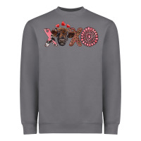 Storm xoxo calf and gemstone Heavyweight Sweatshirt - RanaPortraitStore